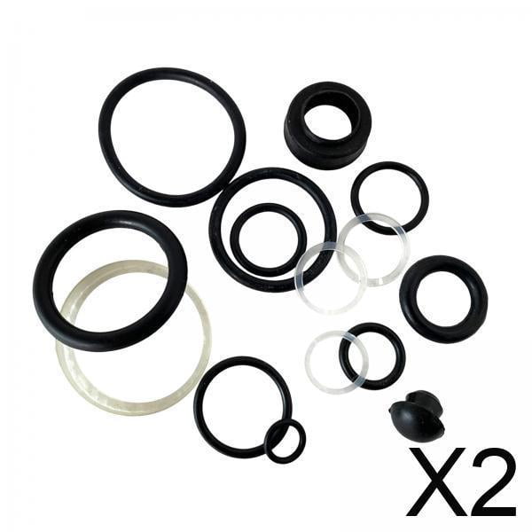 Anillo de sello de gato,Kit de reparación de gato hidráulico horizontal de 3 toneladas,Juntas tóricas de sello de aceite para cilindro de 40 mm de diámetro,Reemplazo completo del sello para