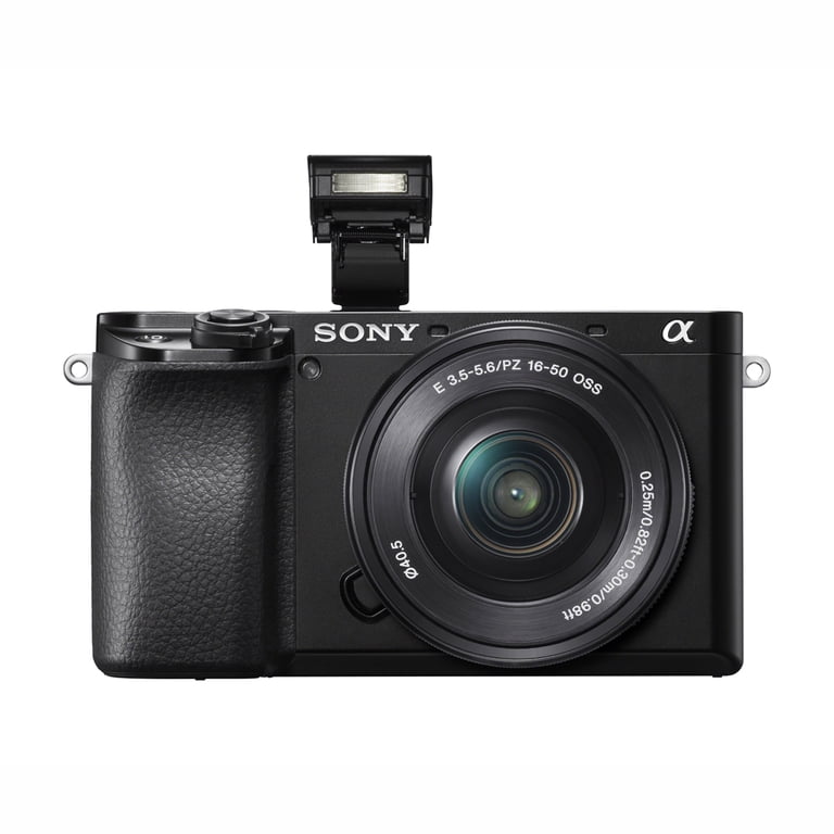 Sony a6100 4K Mirrorless Camera with 16-50mm Lens, 2 Batteries