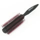 thumbnail image 1 of Cepillo redondo con mango cónico de plástico negro Unique Bargains, cerdas para peinar cabello rizado, cepillo para peluqueros, 1 of 6