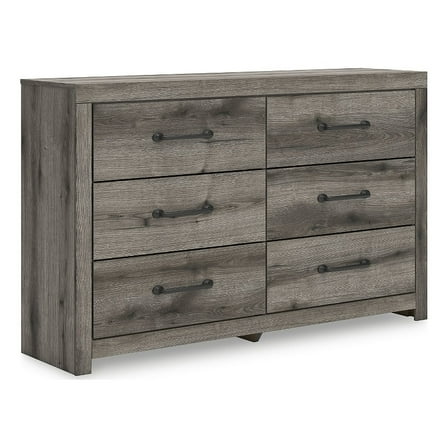 Signature Design by Ashley Fondenlane Dark Gray Six Drawer Dresser