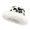 03#White, variant on Winter Faux Fur Bucket Hat Unisex Thick Warm Plush Fisherman Cap Fluffy Cold Weather Hat for Outdoor Daily Wear