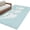 Blue, variant on Black Halloween Bathroom Rug Washable 2x3 Entryway Rug Non Slip Funny Ghost Cute Cartoon Spooky Front Door Mat Low Pile Indoor Doormat Throw Floor Carpet for Kitchen Bedroom Entrance