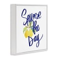 thumbnail image 2 of Stupell Industries Cottage Cursive Squeeze The Day White Framed Giclee Art, 24 x 24, by Lanie Loreth, 2 of 8