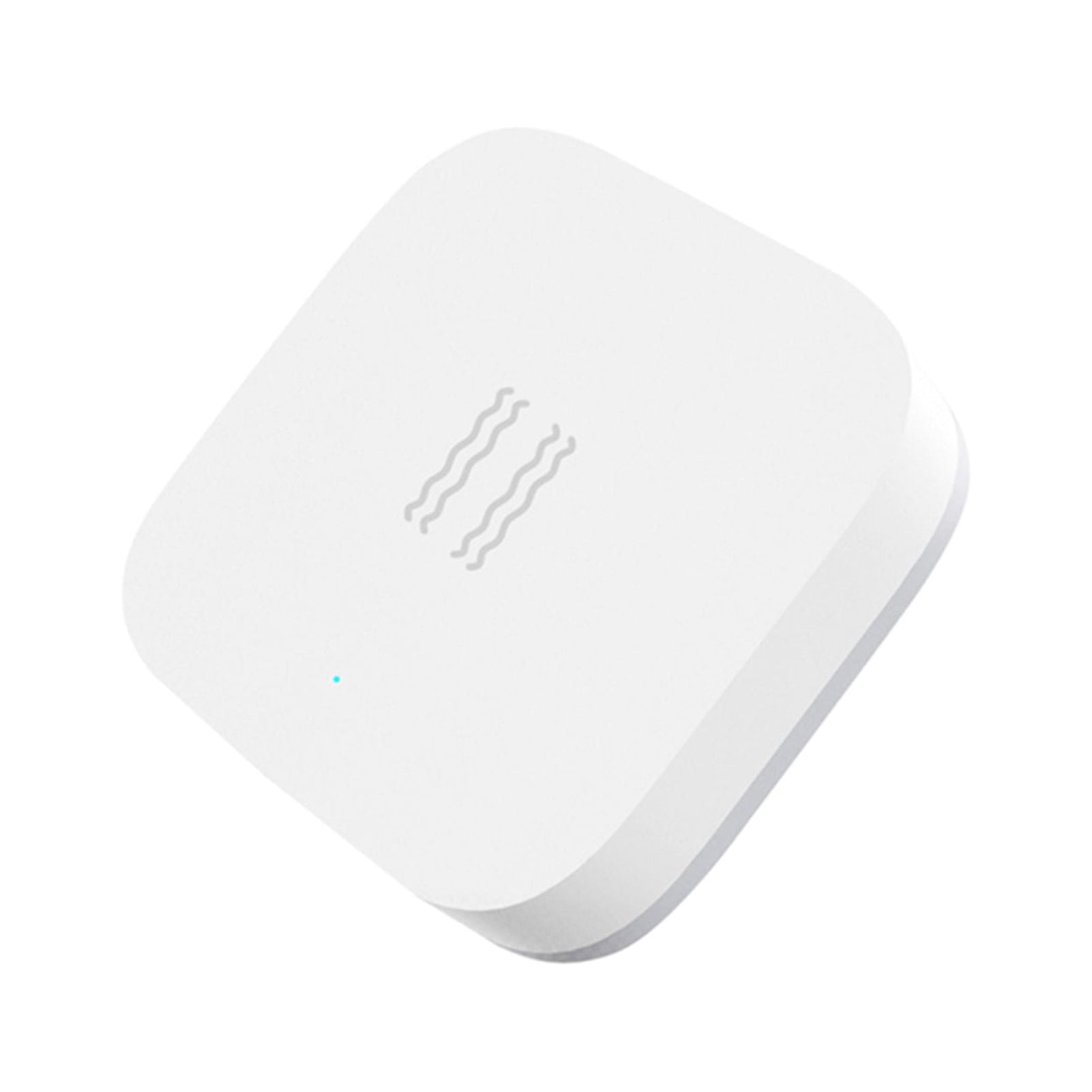 NFTIGB Intelligent Motion Sensor for Smart Home Security, Detects Vibrations Tilts and Falls, Remote App Push Notifications, Adjustable Sensitivity, Zigbee Connection, White, 3.54 in / 90 mm