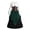 Green Renaissance Costume Dress, variant on JOANKDMI Renaissance Costume Dress for Women Medieval Peasant Dress with Corset Lace-up Long Flare Sleeve Halloween Cosplay Outfit Vintage Irish Gown Party Wear