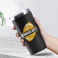 thumbnail image 2 of Kansas City Cup with Lids and Straws Insulated Stainless Steel Tumbler Travel Coffee Mug Football Gifts 20 Oz, 2 of 6