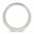 thumbnail image 5 of Sterling Silver 6mm Polished Flat Grooved Center Fancy Band Size 13 QWB117, 5 of 5