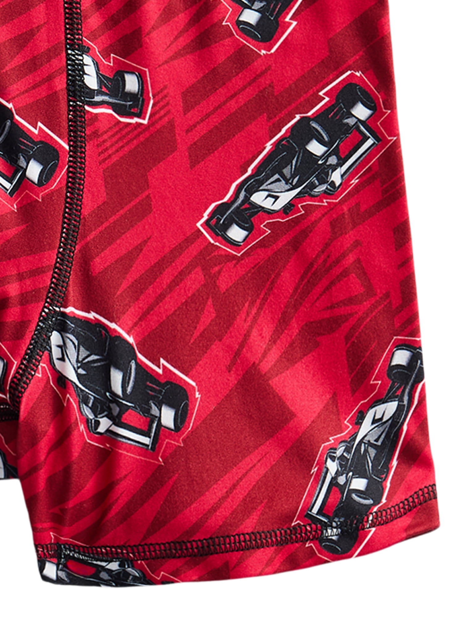Wonder Nation Boys Underwear Racing Print Boxer Briefs, 4-Pack, Sizes S-XL