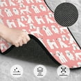 thumbnail image 3 of Yiaed Cute Poodle Dog Print Carpet Floor Mats for Cars, Auto Accessories Front & Rear Car Floor Mats Car Floor Foot Mat Sets of 4 Pieces, 3 of 7