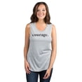 thumbnail image 2 of Courage Women's Fashion Sleeveless Muscle Tank Top Tee Sport Grey Large, 2 of 4