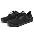 thumbnail image 3 of Racqua Men Women Water Shoes Quick Dry Beach Barefoot Shoes Swim Anti Slip Aqua Shoes Lightweight Slip on Fishing Diving Surfing Shoes Black 5 Women/4 Men, 3 of 7