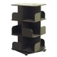 thumbnail image 1 of Unidad de exhibición giratoria Hartwick Pilaster Designs 3 niveles Madera negra HABC-005-BL, 1 of 2