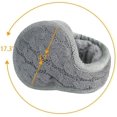 thumbnail image 3 of Orejeras plegables cálidas (cable de punto gris, 3 of 5