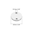 thumbnail image 2 of 10mm Steel Disc, 6Pcs Metal Stamping Blanks Tags Circle Round Metal Plate Strike Stainless Steel for Laser Engraving Stamping Craft Name Tag, Silvery, 2 of 7