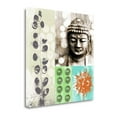 thumbnail image 1 of 25" x 25" Buddha I By Linda Woods - Wall Art Print on Canvas Fabric Multi-Color, 1 of 2