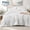 02 - Bright White - Elegant, variant on Tufted Boho Comforter Set King Size - Bright White Farmhouse Embroidered Bedding, Soft Jacquard 3-Piece All-Season King Comforter Bed Set