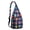 Black-125, variant on Solar System Print Sling - Planet & Rocket Design Crossbody Bag (Space Theme)