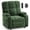 Green, variant on CHITOOMA Power Recliner Chair for Adults, Zero Gravity Electric Reclining Sofa with USB Port, Cup Holder & Side Pockets, Chenille Fabric, Dark Gray