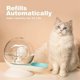 thumbnail image 3 of Automatic Water Dispenser for Dogs Cats, Snail Shape, Gravity Drinker for Pets, Transparent Fountain Water Bowl Dispenser for Dogs Cats, 2.8 L, 3 of 5