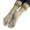 Khaki, variant on Five Toe Non Grip Pressure Yoga Socks Mid Tube Fall Winter Fitness Workout Socks for Women and Men Size:One Size