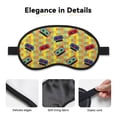 thumbnail image 3 of Salouo 90s Audio Tape Pattern Eye Masks, 1-Pack Sleep Mask Eye Cover Washable Sleeping Eyeshade Block Sleep Shade Cover Light Reduces Traveling Gifts, 3 of 7