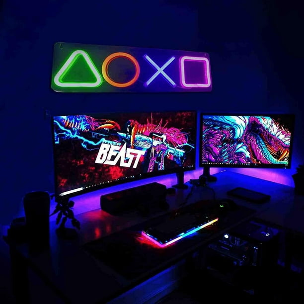 Gaming Neon Lights, Usb Powered Led Neon Sign, Playstation