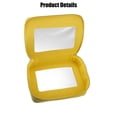 thumbnail image 7 of Unique Bargains Clear Makeup Bag Cosmetic Travel Bag Make Up Brush Organizer Case Transparent for Women Yellow, 7 of 7