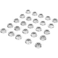 thumbnail image 1 of Écrou à Bride en Acier Inoxydable 304 M8 Écrou Hexagonal 25 Pcs - Haute Dureté, Difficile à Déformer (M6), 1 of 5