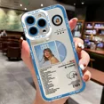 thumbnail image 3 of Funda para teléfono S-Swift Singer T-Taylor para iPhone 16 15 14 13 12 11 Mini Pro Max X XR XSMax 7 8 Plus SE20 Funda transparente, 3 of 5