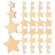 thumbnail image 4 of 200 piezas de estrellas de madera, rodajas de estrellas de madera, mini adornos de estrellas para hacer manualidades de boda, 4 of 7