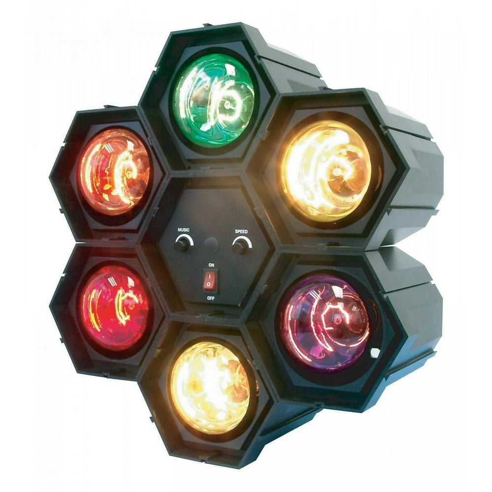 6 Linkable Lights, Black, Party Event, Wedding Special Lighting effects