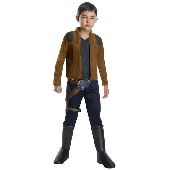 Star Wars Story Han Solo Deluxe Boy's Halloween Fancy-Dress Costume for Child, M