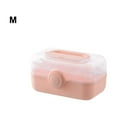 thumbnail image 3 of Decodeary Portable Storage Box Store And Access Medications With Ease Sturdy pink medium 1Set, 3 of 6