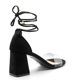thumbnail image 3 of Sandalia con tacón Exterior Gamuza Color Negro Para Mujer De RBCOLLECTION, 3 of 3