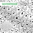 thumbnail image 3 of Halloween Shower Curtain, Halloween Ghost Spooky Shower Curtains for Bathroom, Halloween Home Decor Waterproof Fabric with Hooks 72x72 Inch, 3 of 6