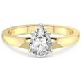 thumbnail image 3 of 4 Carat IGI Certified Pear Shape Lab Grown Diamond Engagement Ring | 14K Yellow Gold | Arielle Solitaire Diamond Ring | FG-VS1-VS2 Quality Friendly Diamonds, 3 of 4