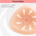 thumbnail image 6 of Silicone Breast Form Triangle Mastectomy Prosthesis Bra Pad Enhancer 1 Piece AA Cup 250g, 6 of 6