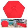 thumbnail image 1 of unbranded Sombrilla Reposición Tela Roja Para Exteriores Resistente Al, 1 of 6