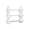 thumbnail image 2 of 3 Tier Plastic Shoe Rack Organizer, Stackable Entryway Shoe Storage for Bedroom Closet Garage, Ventilated Slatted Design Holds Men Women Kids Shoes and Keeps Floor Tidy, 2 of 7