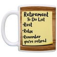 thumbnail image 2 of ThisWear Retirement Decorations Retirement To Do List 11 ounce 2 Pack Coffee Mugs Simulated Wood, 2 of 4