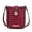 SD Fuchsia, variant on Avery Faux Crocodile Embossed Vegan Leather Women’s Crossbody Bag, Modern Crossover Purse Handbag by Mia K - Fuchsia