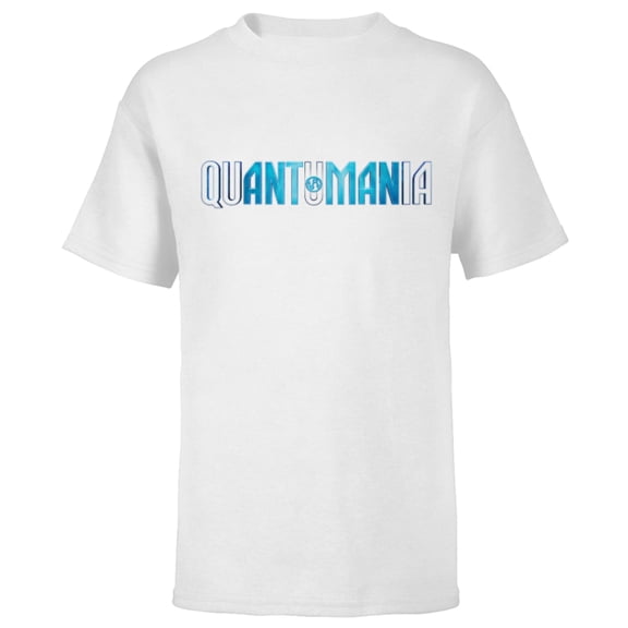 Marvel Ant-Man and the Wasp: Quantumania Movie Logo Reveal - Short Sleeve T-Shirt for Kids - Customized-White