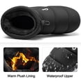 thumbnail image 4 of Ecetana Men Slipper Warm Faux Fur Lined Home Slipper Comfortable Waterproof Slip On Lightweight Shoes, 4 of 7