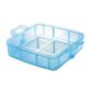 thumbnail image 2 of Billuyoard Clear Jewelry Organizer Box Holding Case 3-layer Home Compartment Sundries Container Organization Storage Boxes Holder Almacenamiento y organización del hogar azul, 2 of 6