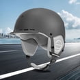 thumbnail image 1 of Casco de esquí Cascos de nieve Casco de monopatín ajustable Transpirable para adultos jóvenes, 1 of 7