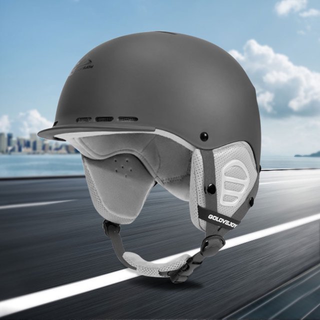 Casco de esquí Cascos de nieve Casco de monopatín ajustable Transpirable para adultos jóvenes