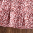 thumbnail image 5 of Coerni Girls Dress Summer Western Suspenders Strapless Short Sleeved Floral Princess Skirt Clothes 3 Month Girl Dress, 5 of 7