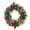 Olive Green, variant on wsevypo Light Up Christmas Wreaths for Front Door Pre-lit Artificial Wreath Adorned with Bow
