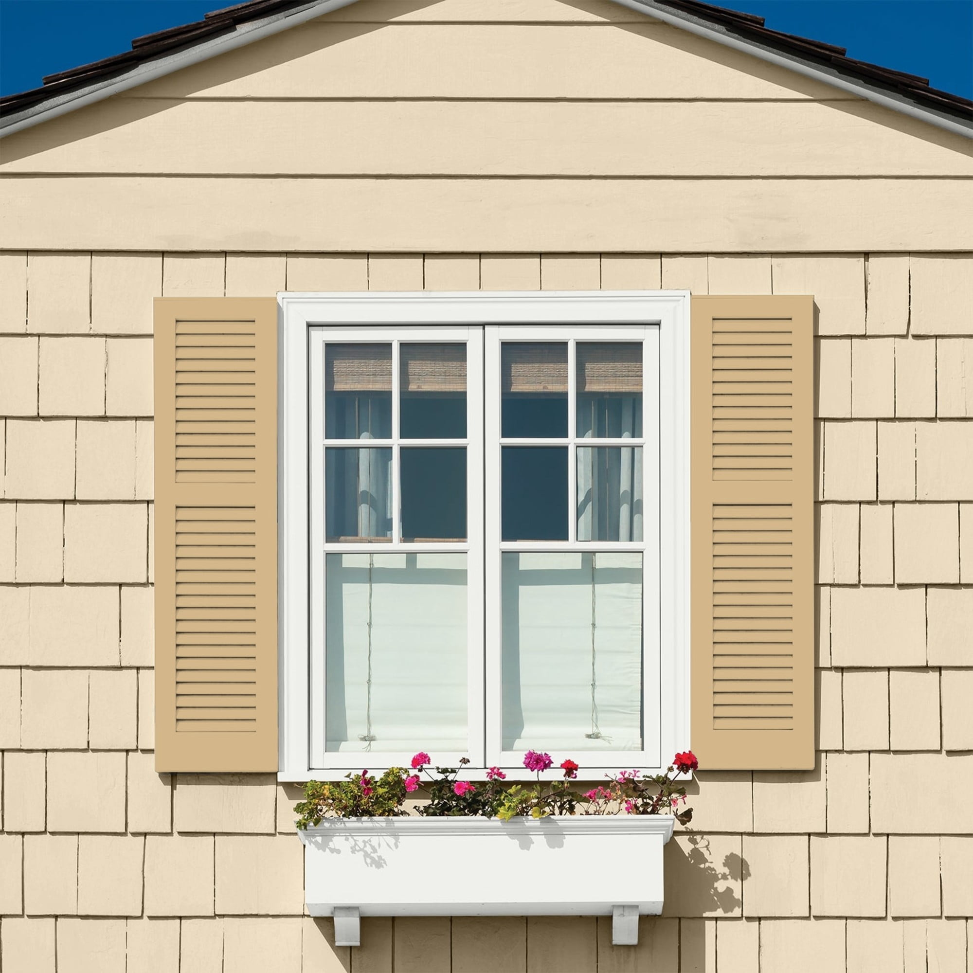 Glidden Fundamentals Craftsman Gold / Yellow, Semi-Gloss Exterior Paint, 1 Quart
