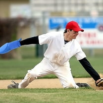 Raindrops Sliding Mitt for Baseball 1 Set with Neoprene and Cloth Materials Protective Gear